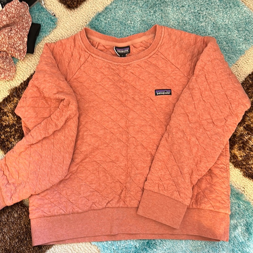 Patagonia quilted crewneck